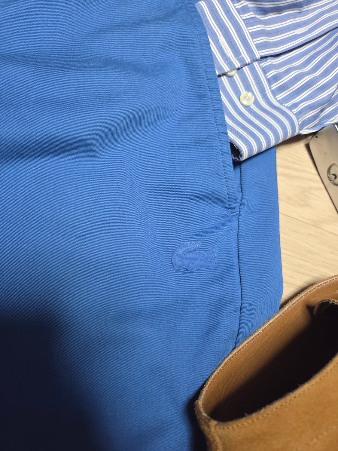 (새상품)LACOSTE 악어패치 치노팬츠 면바지  상품이미지9