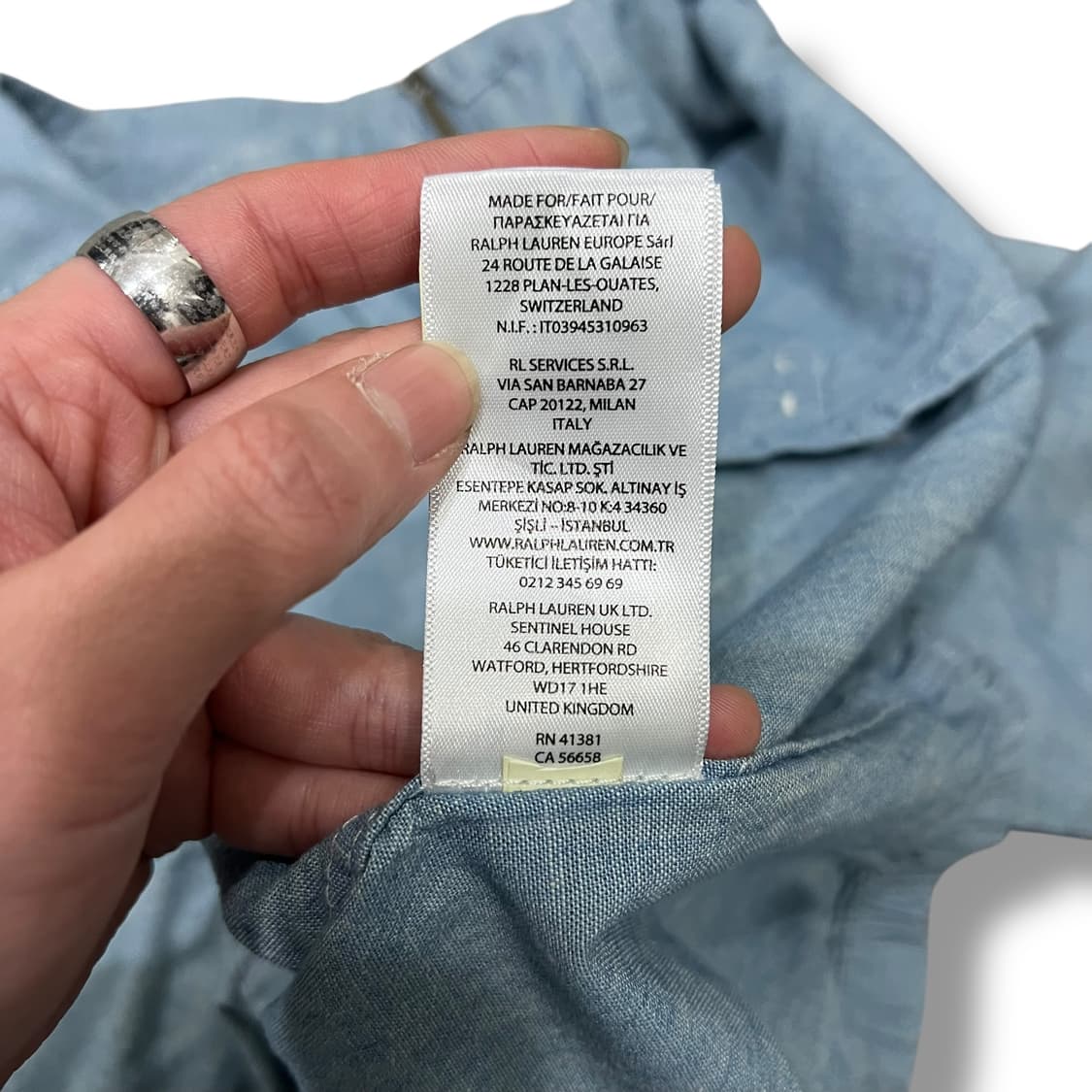 폴로 랄프로렌 데님블루종 s08101 상품이미지9