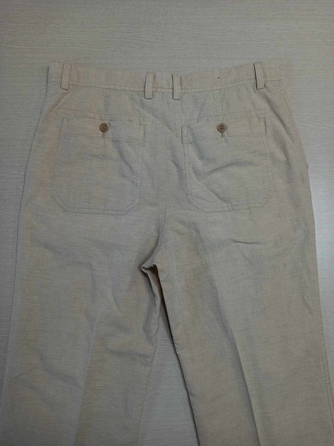 32 HAZZYS 여름용 면바지 연베이지 32-394 상품이미지4