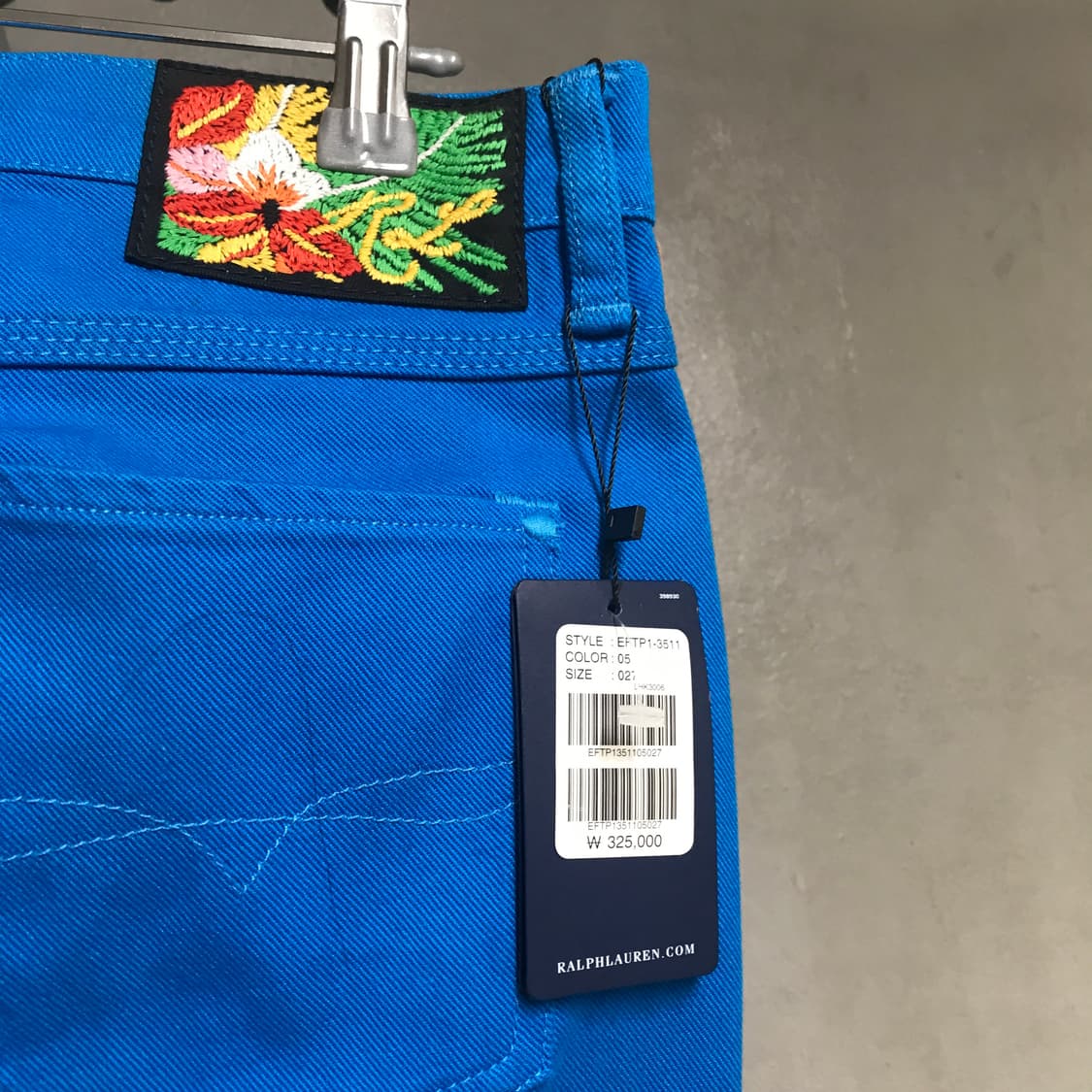 폴로 랄프로렌 블루 팬츠 새상품 27(W) 상품이미지4