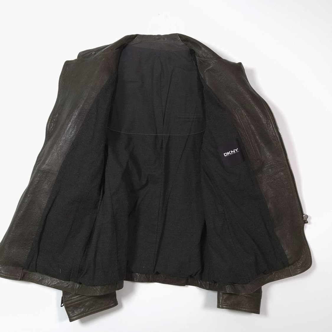 DKNY 리얼 램스킨 유틸리티 멀티 포켓 가죽 자켓 M 상품이미지5