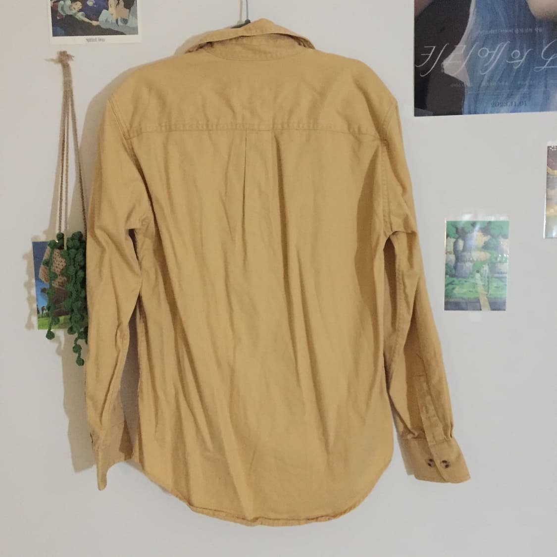 노란색 칼하트 M 셔츠 상품이미지3