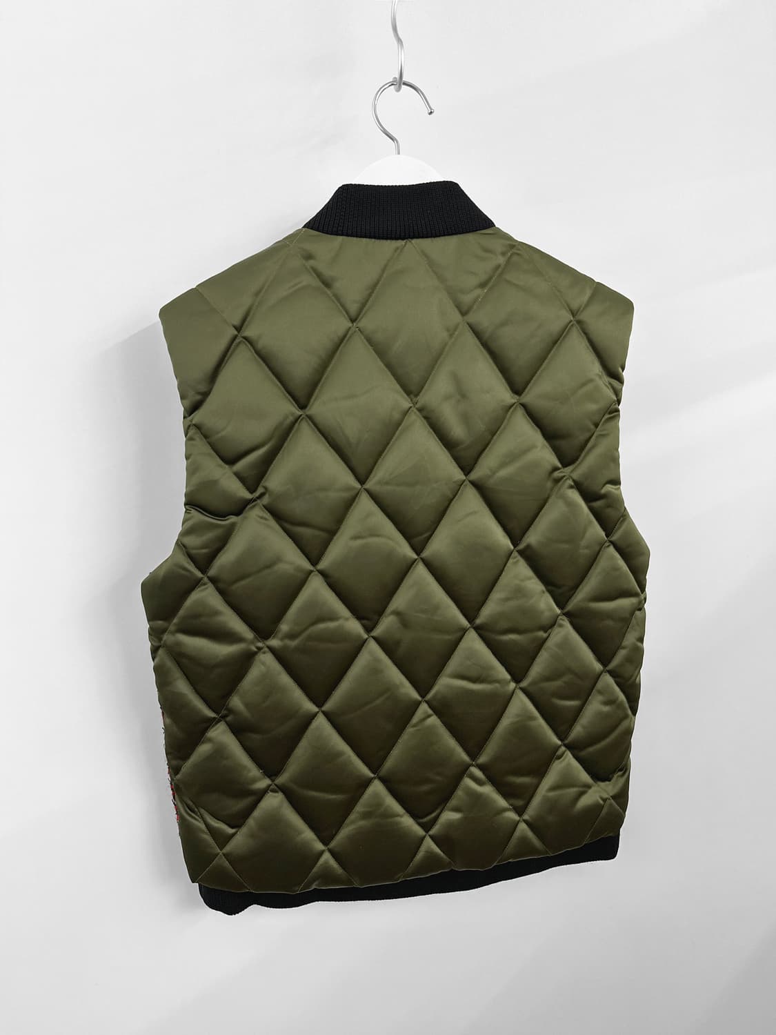 디젤 페어 아일 니트 믹스 퀼팅 베스트 상품이미지4