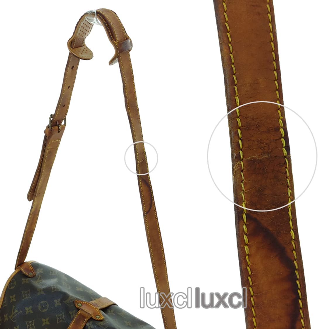 [정품] 루이비통 모노그램 소뮤르 35 말레티에 남녀 공용 크로스백 상품이미지7