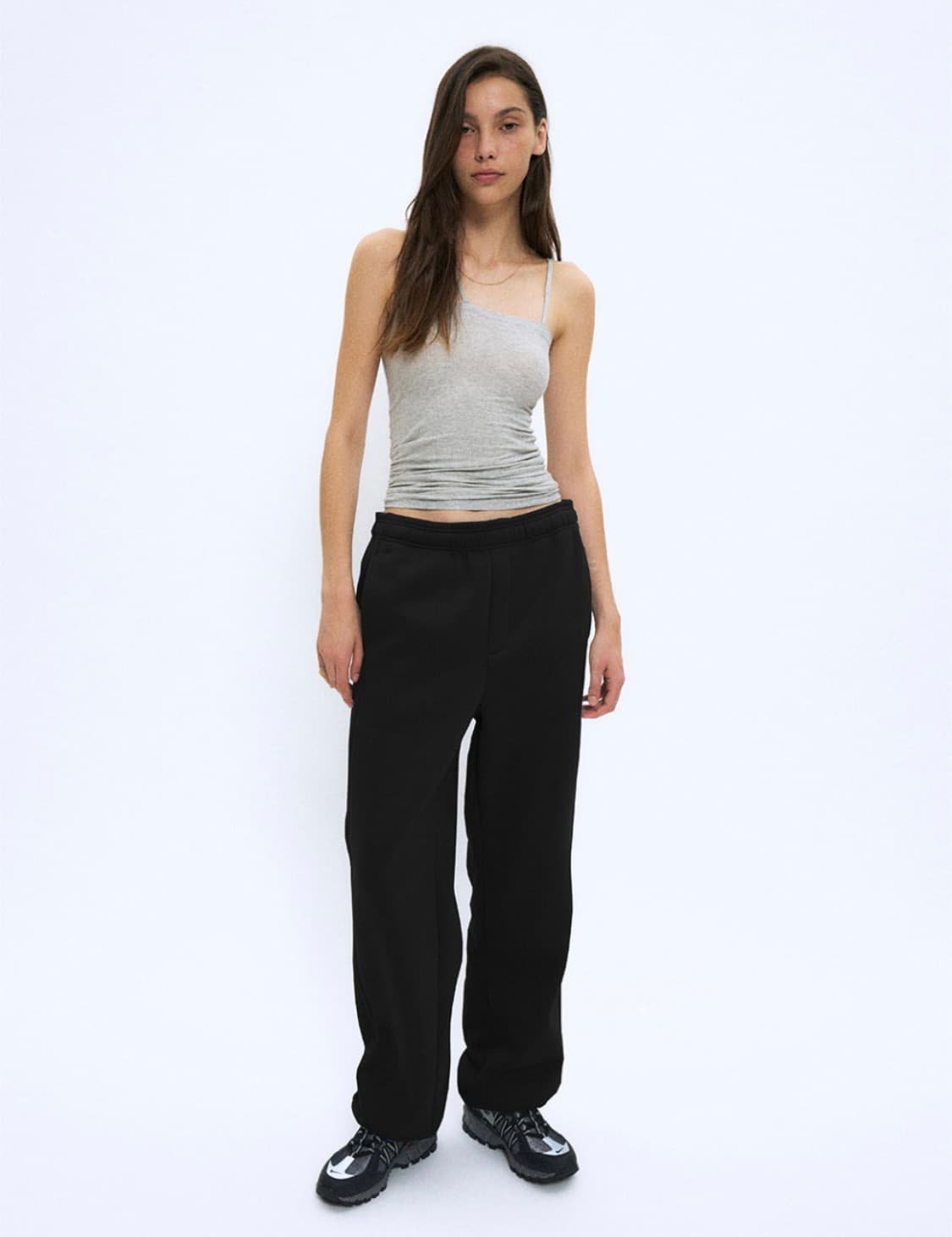 (S 블랙) 파르티멘토우먼 와이드 스웻팬츠 상품이미지1