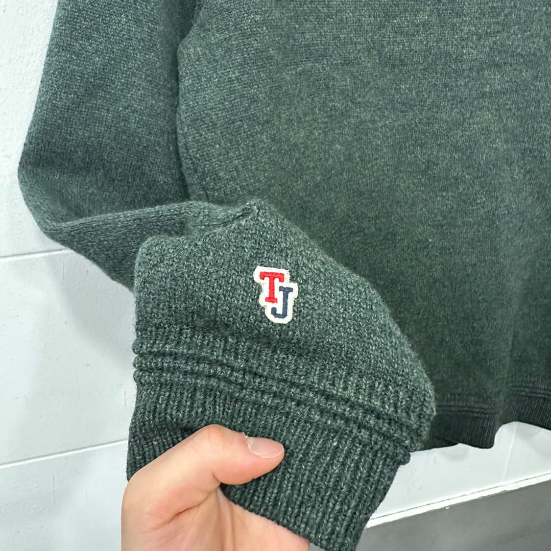 타미힐피거 니트 집업 상품이미지6