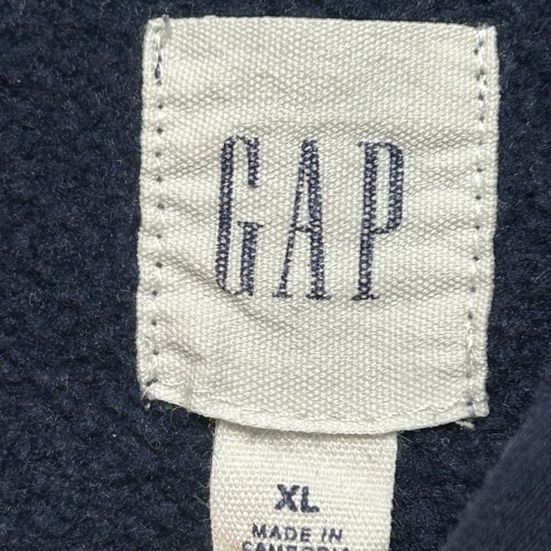 GAP 스펠아웃 빅로고 후드티 네이비 XL 상품이미지4