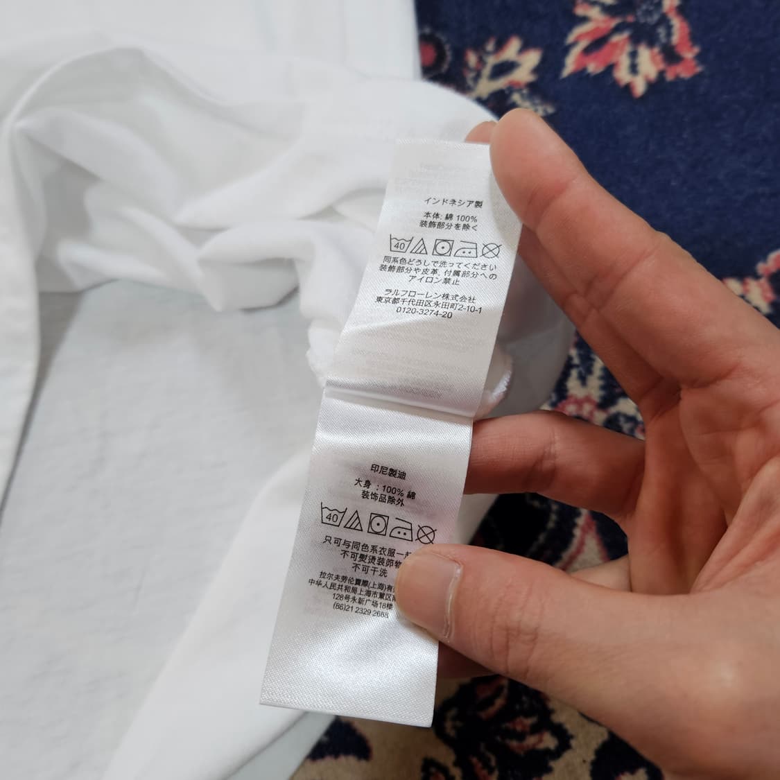 폴로랄프로렌 시그니쳐 포니 자수 라운드넥 티셔츠 S 상품이미지7