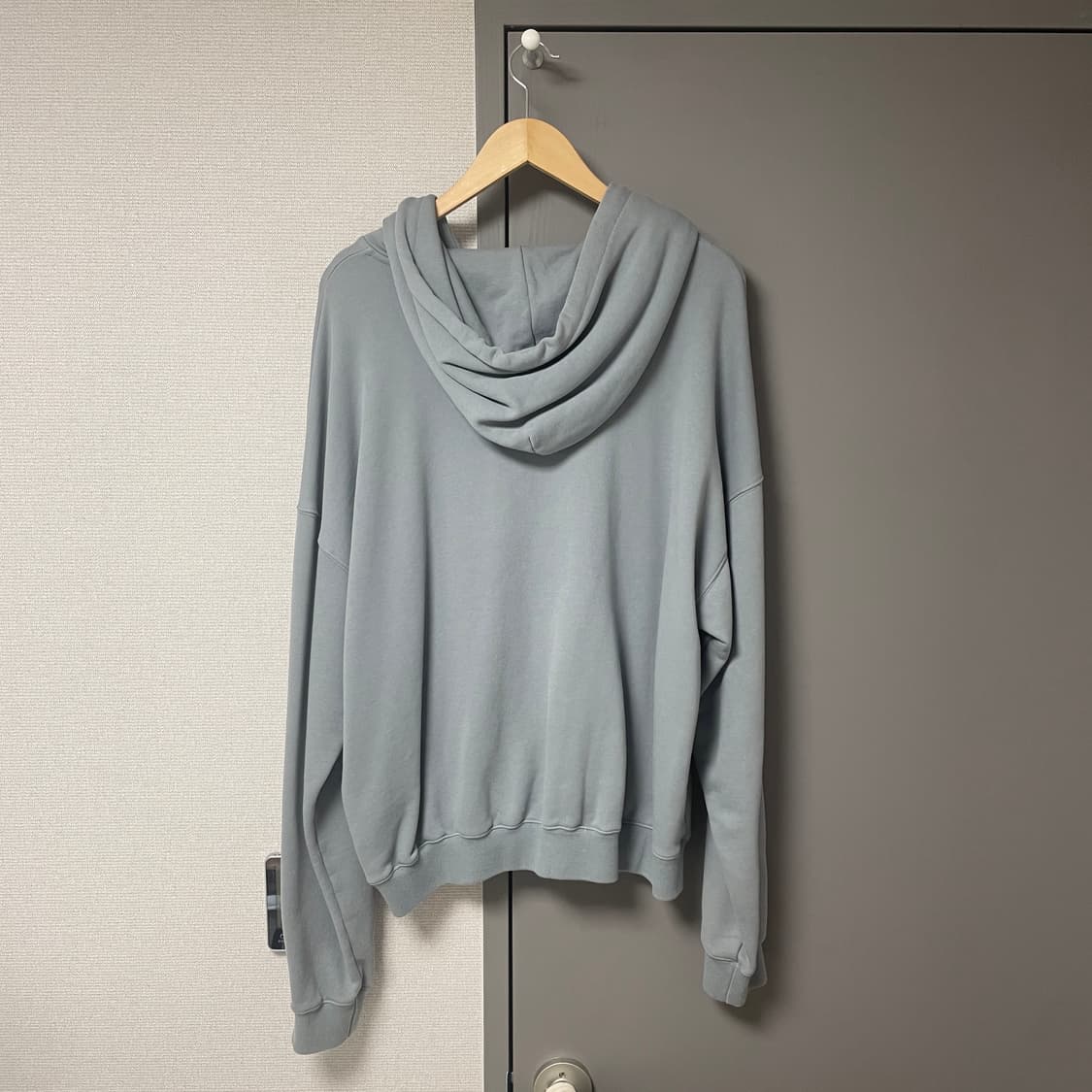 선데이후르츠마켓 SUN RACING ZIP HOODIE BLUE GRAY 상품이미지2