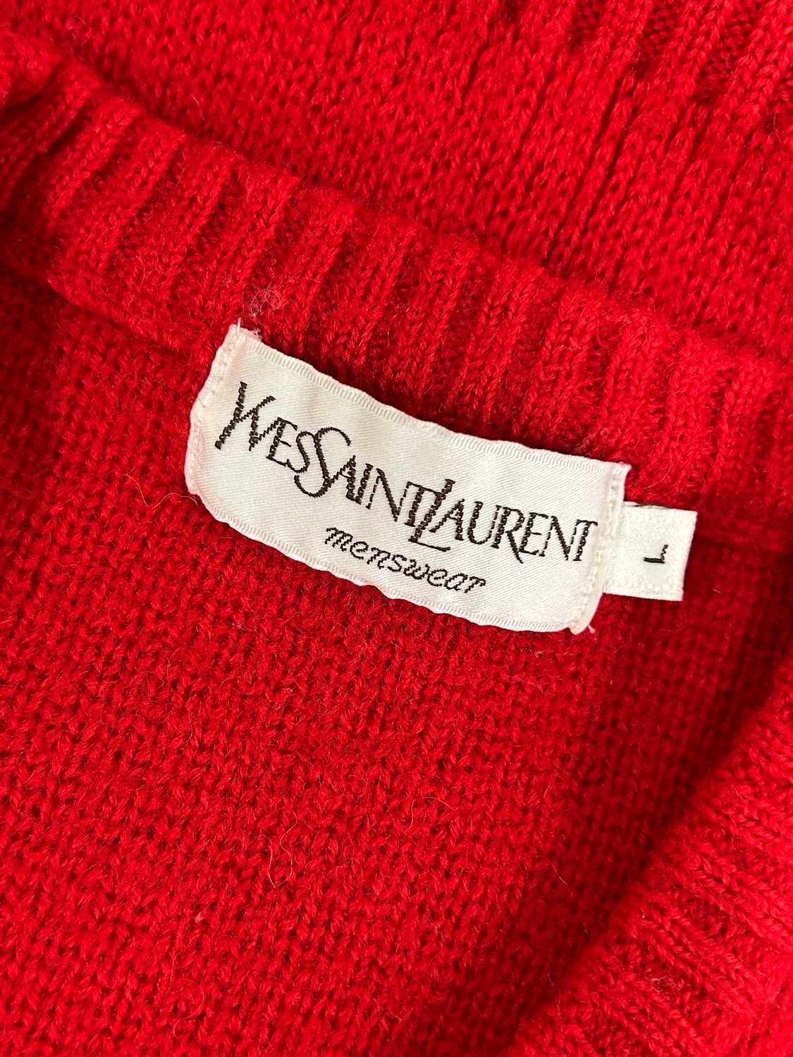 빈티지 Yves Saint Laurent 니트 조끼 상품이미지5