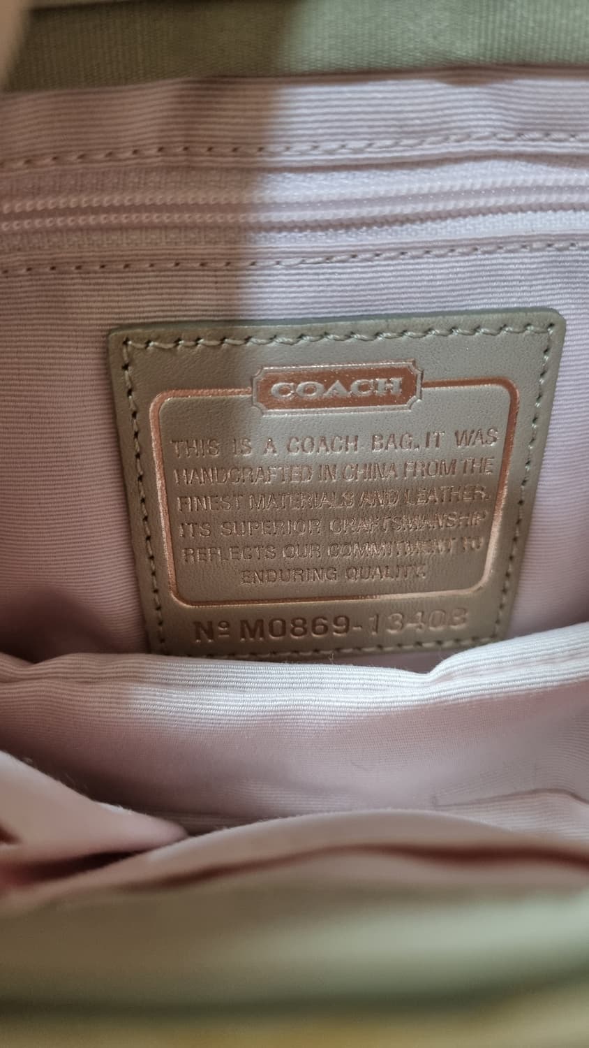 코치 파커 옵 아트 자카드 숄더백 코치빈티지 y2k 갸루 히메 상품이미지8