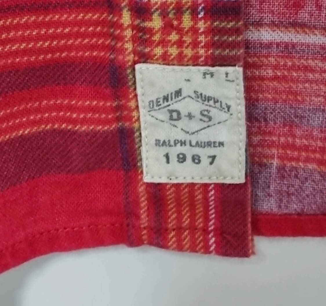 Denim&Supply 랄프로렌 플라넬 체크 남방 S 상품이미지5