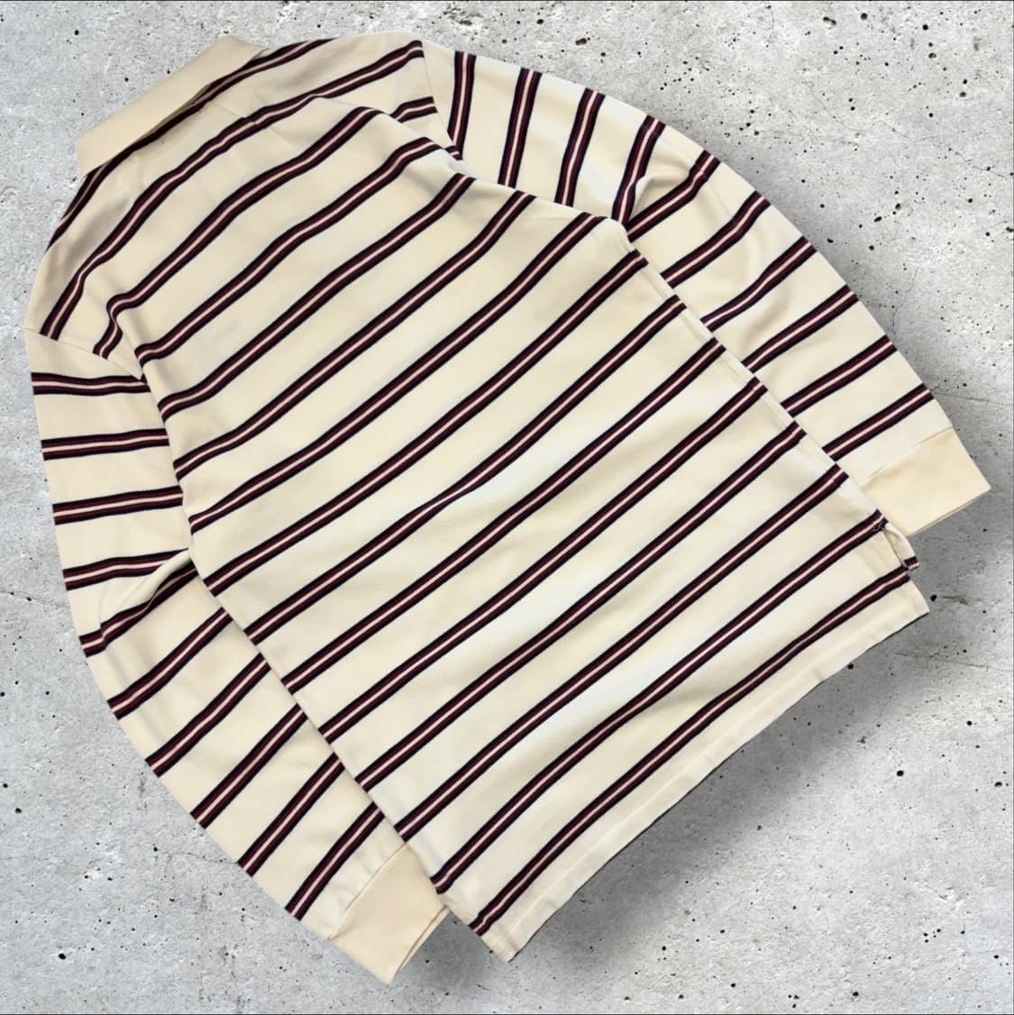 [XL] 폴로 랄프로렌 스트라이프 긴팔 폴로티  화이트 B344 상품이미지2