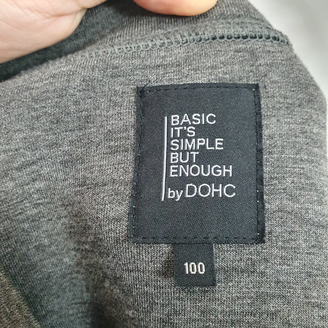 DOHC 맨투맨 기모 네오플렌 원단 100사이즈 상품이미지6