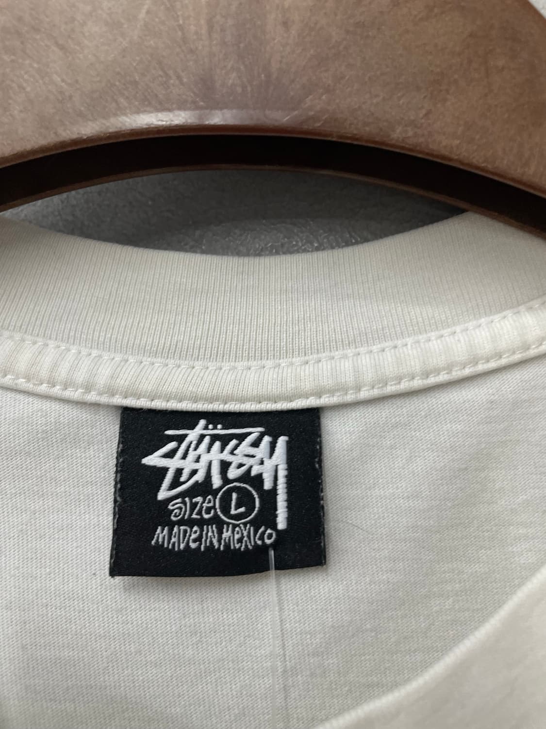 스투시 센터로고 화이트 반팔 H2388 상품이미지5