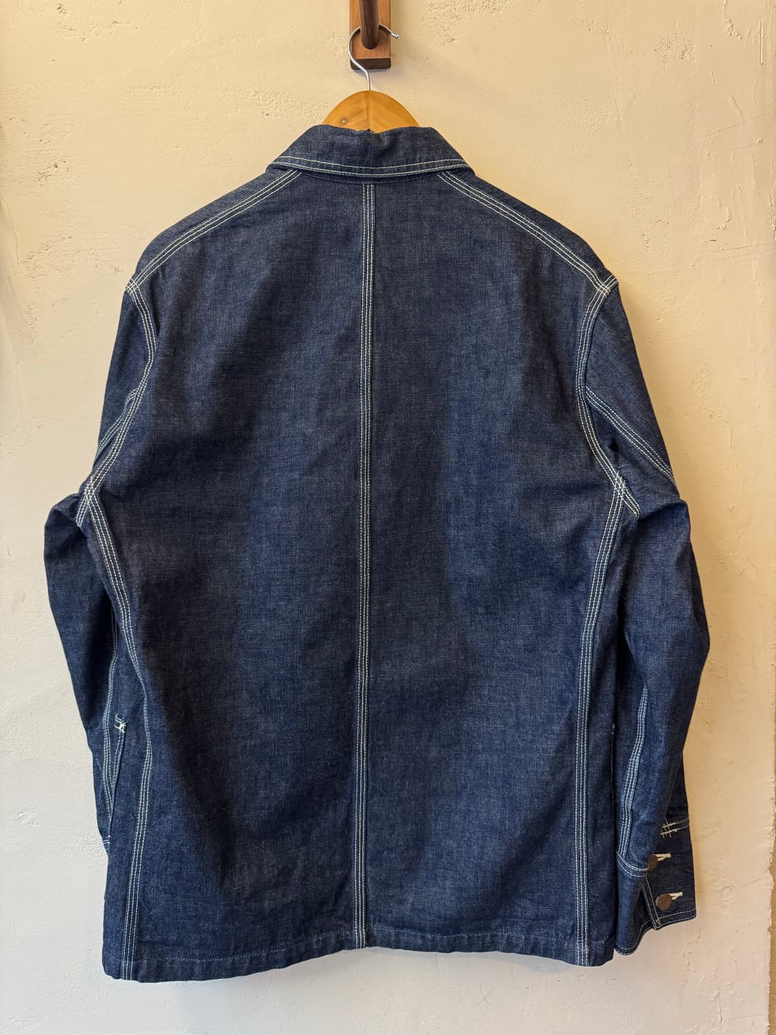 엣라코 30s-40s 데님 커버올 셋업 상품이미지5