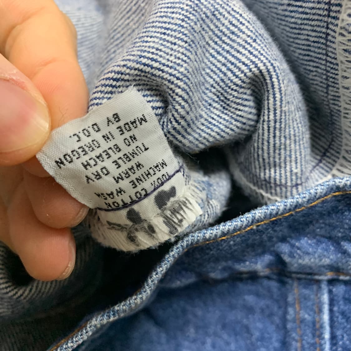 100)Prison blues 프리즌블루 데님자켓 상품이미지3