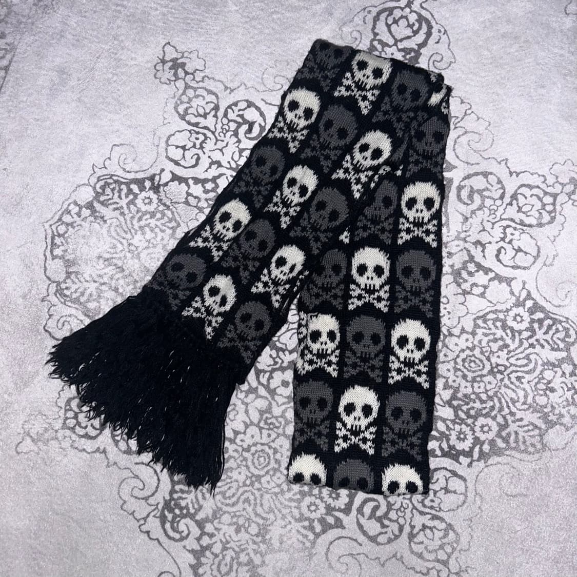 해골 목도리 머플러 상품이미지4