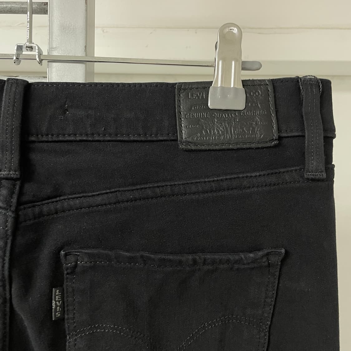 리바이스 블랙 데님 팬츠 28 상품이미지4