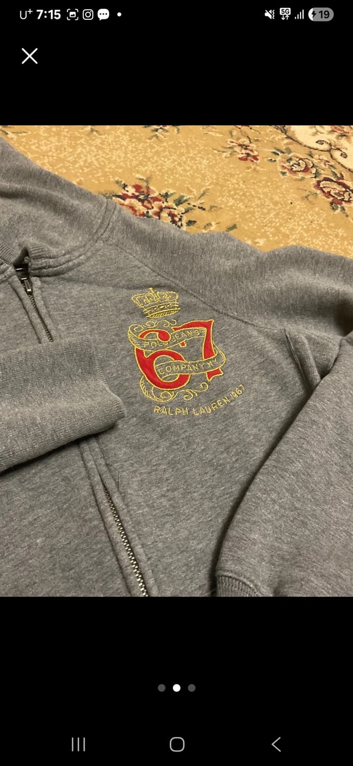 폴로 후드집업 팔아요 s 상품이미지2