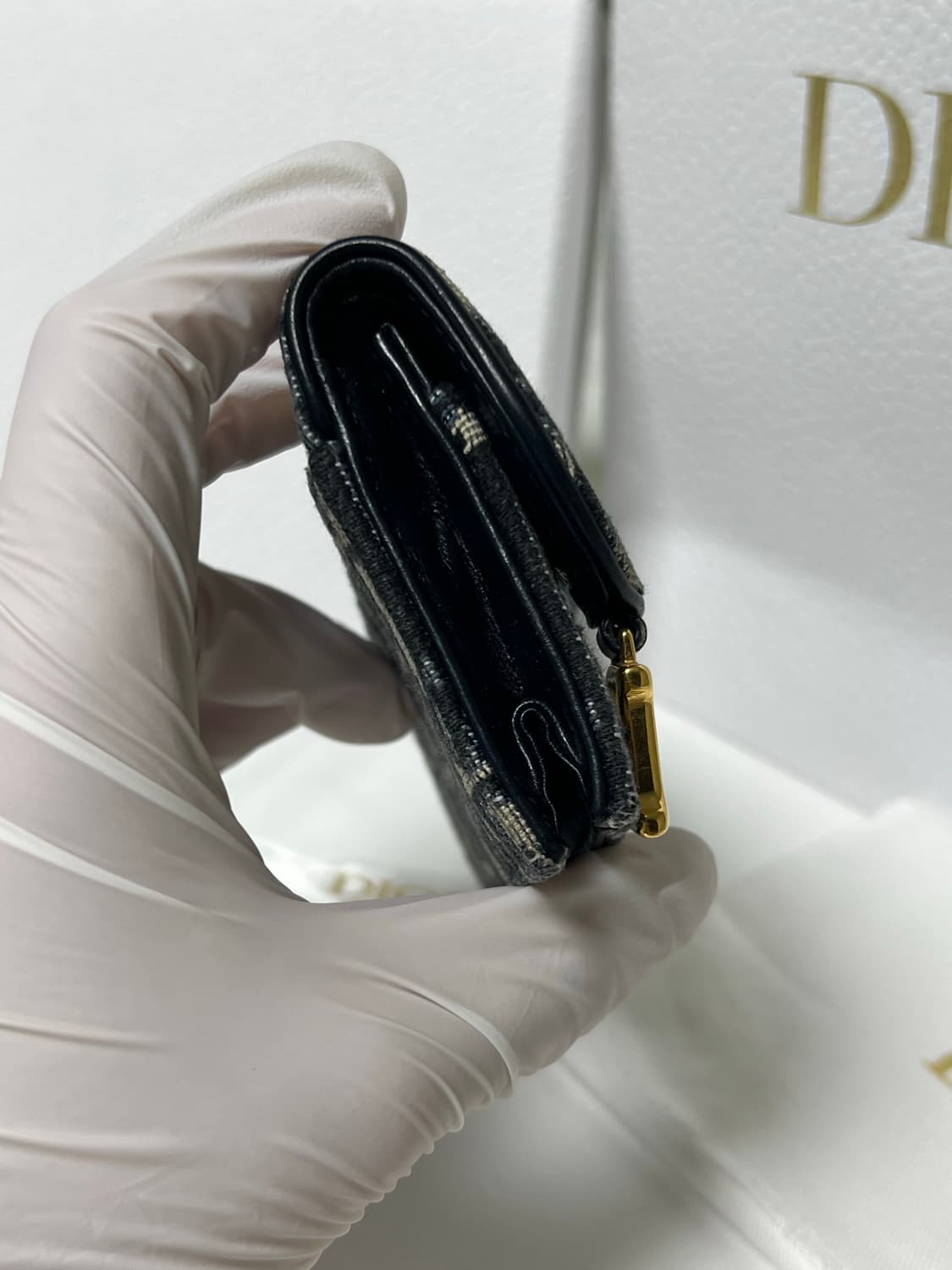 [정품] 디올 오블리크 새들 카드지갑 상품이미지5