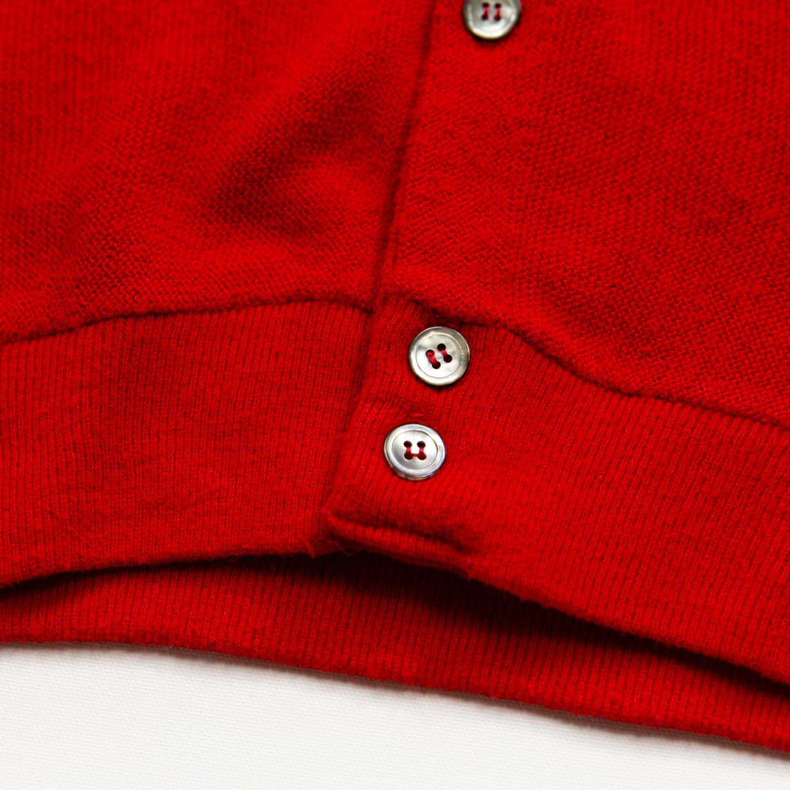 70s IZOD 라코스테 가디건 레드 상품이미지5