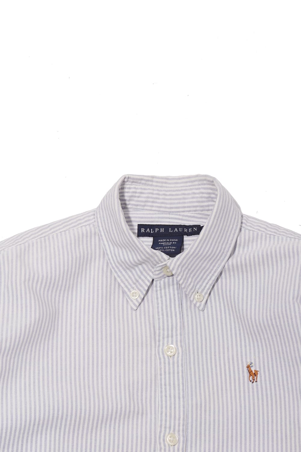 RALPH LAUREN 스트라이프 코튼 셔츠 women 2 상품이미지3