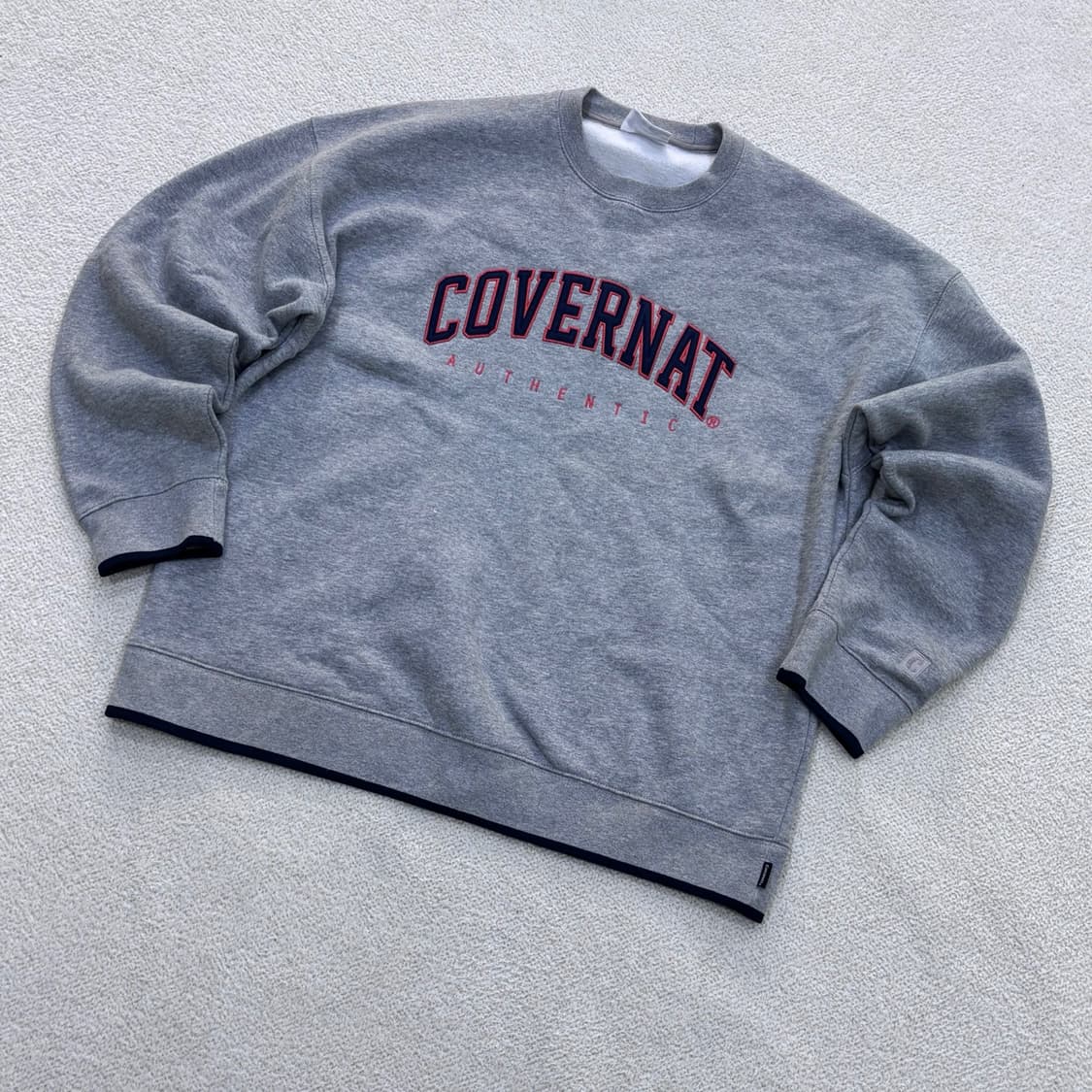 XL 커버낫 어센틱로고 맨투맨 티셔츠 0423E 상품이미지1