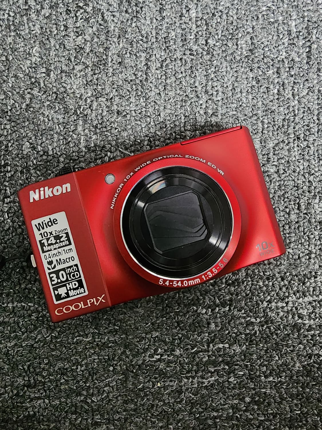 니콘 쿨픽스 S8000 레드 빈티지디카 디지털카메라 상품이미지1