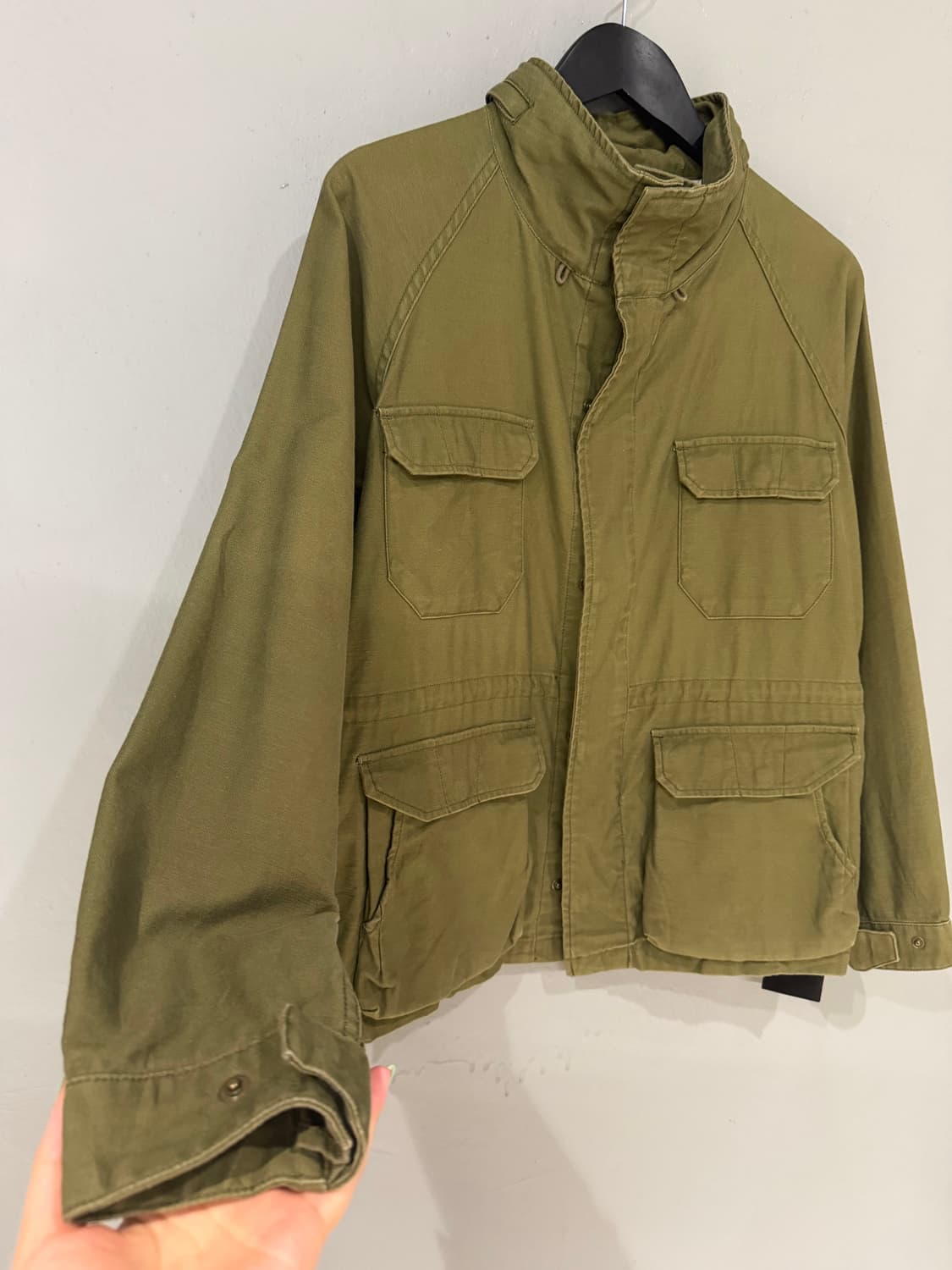 high-neck multi pocket field jacket 상품이미지7