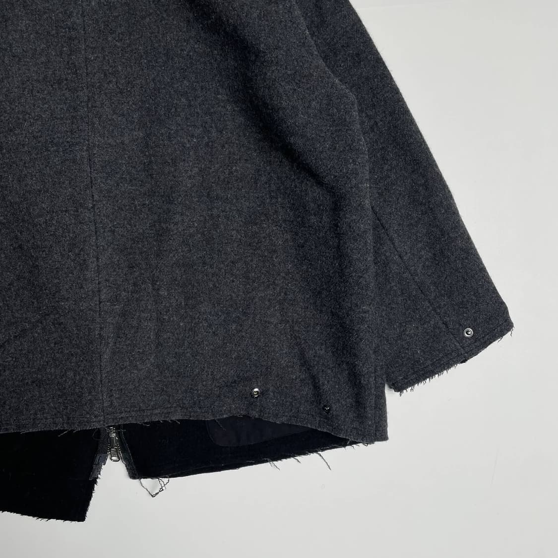 Zucca 3 곂 랩 스타일 울 블렌드 자켓 상품이미지7