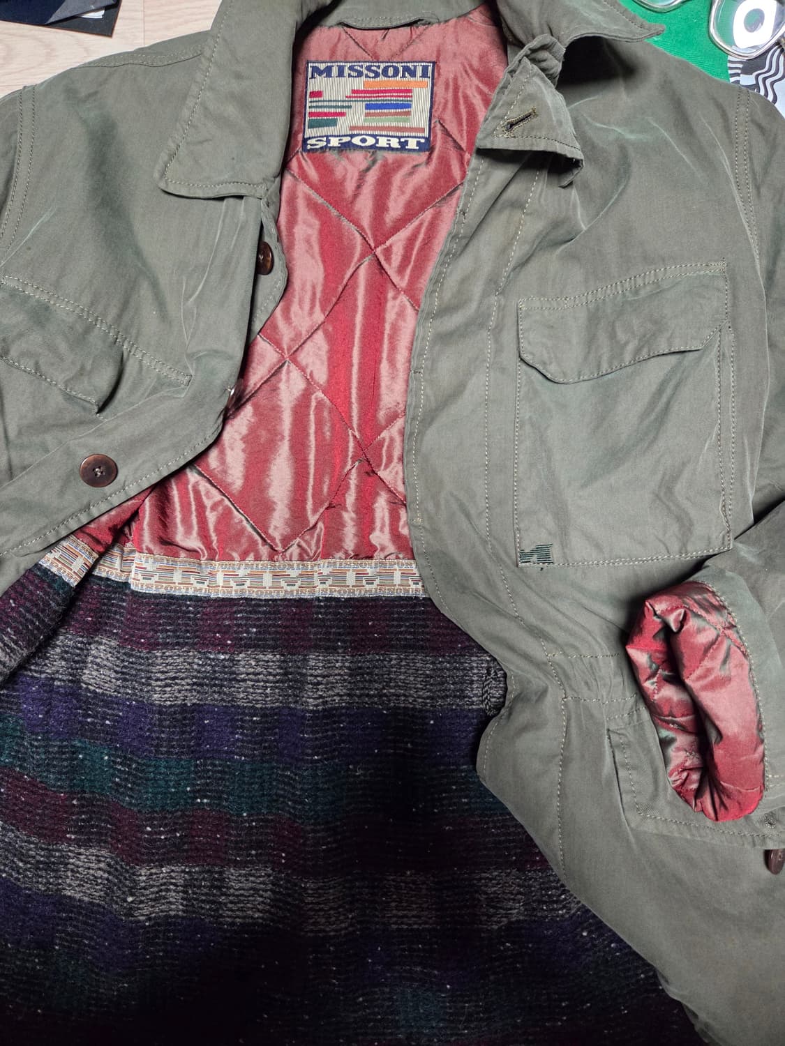 (ITALY)MISSONI SPORT 필드자켓 m65 헌팅 야상 자켓  상품이미지6