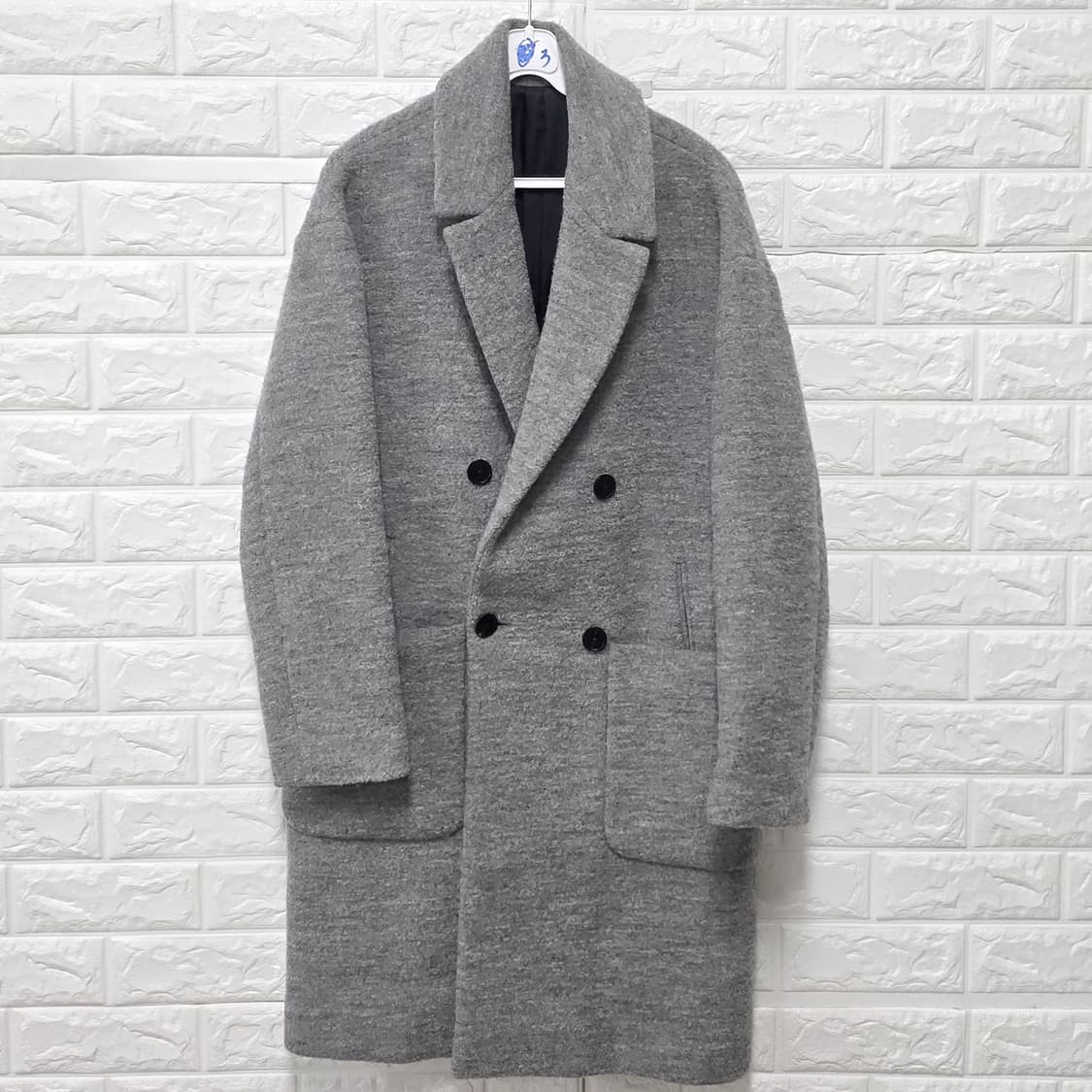 택포_ 한섬 TIME 타임옴므 캐시미어 더블 코트 95 상품이미지1