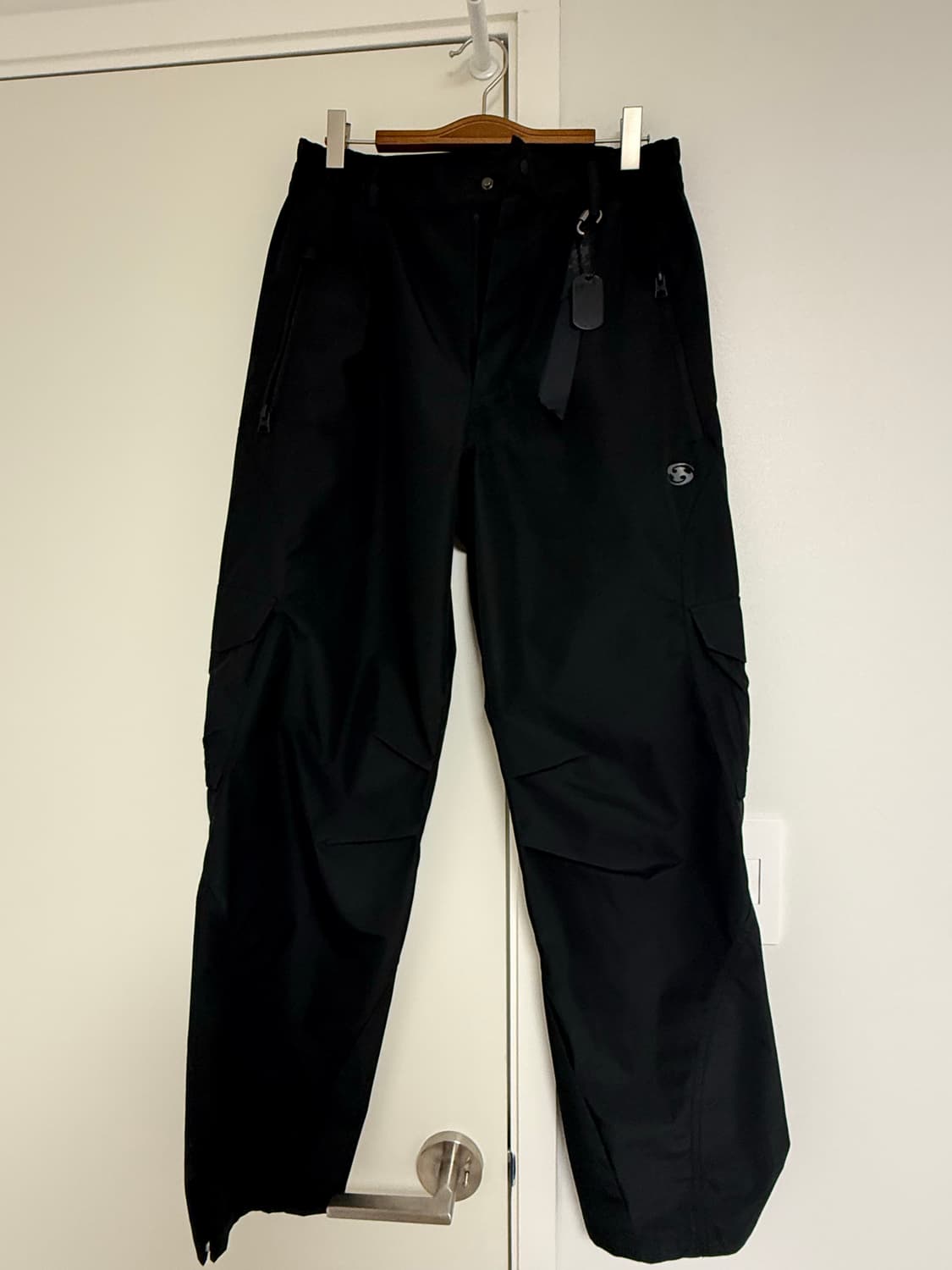 산산기어x알파인더스트리 WINDBLOCK PANTS black 상품이미지7