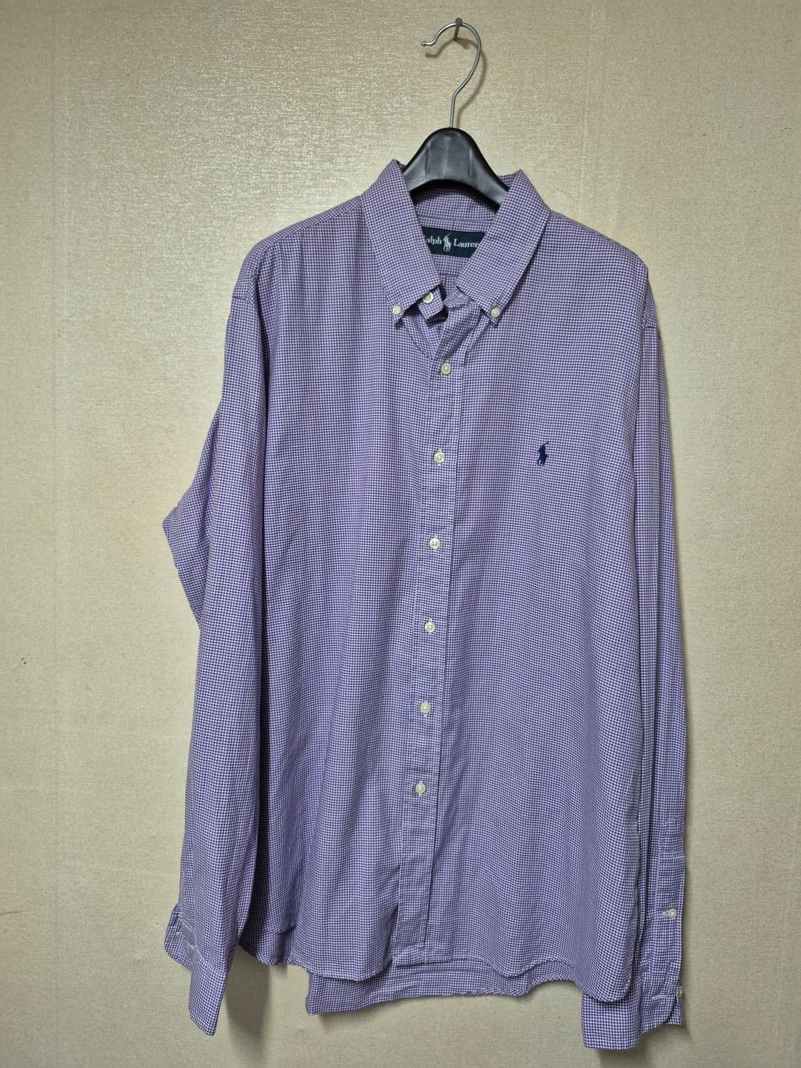 폴로 랄프로렌 깅엄 체크셔츠 상품이미지1