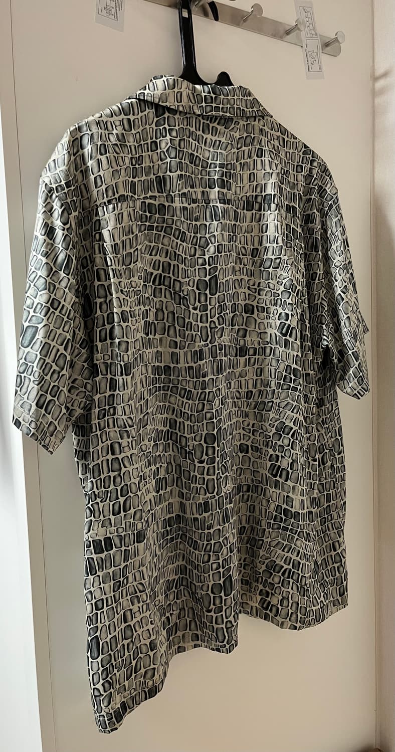 stussy crocodile silk shirts 상품이미지3