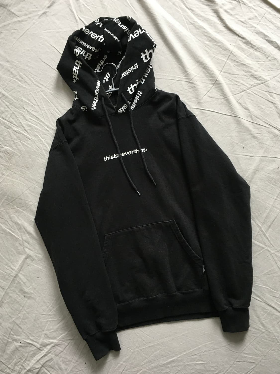 디스이즈네버댓 프린팅 후드티 상품이미지3