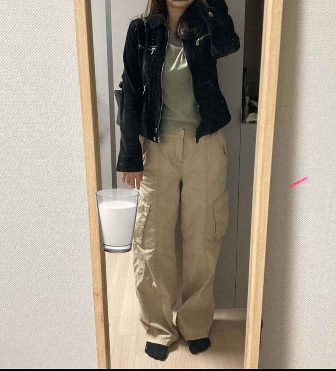 H&m 카고팬츠 블랙 36 상품이미지1