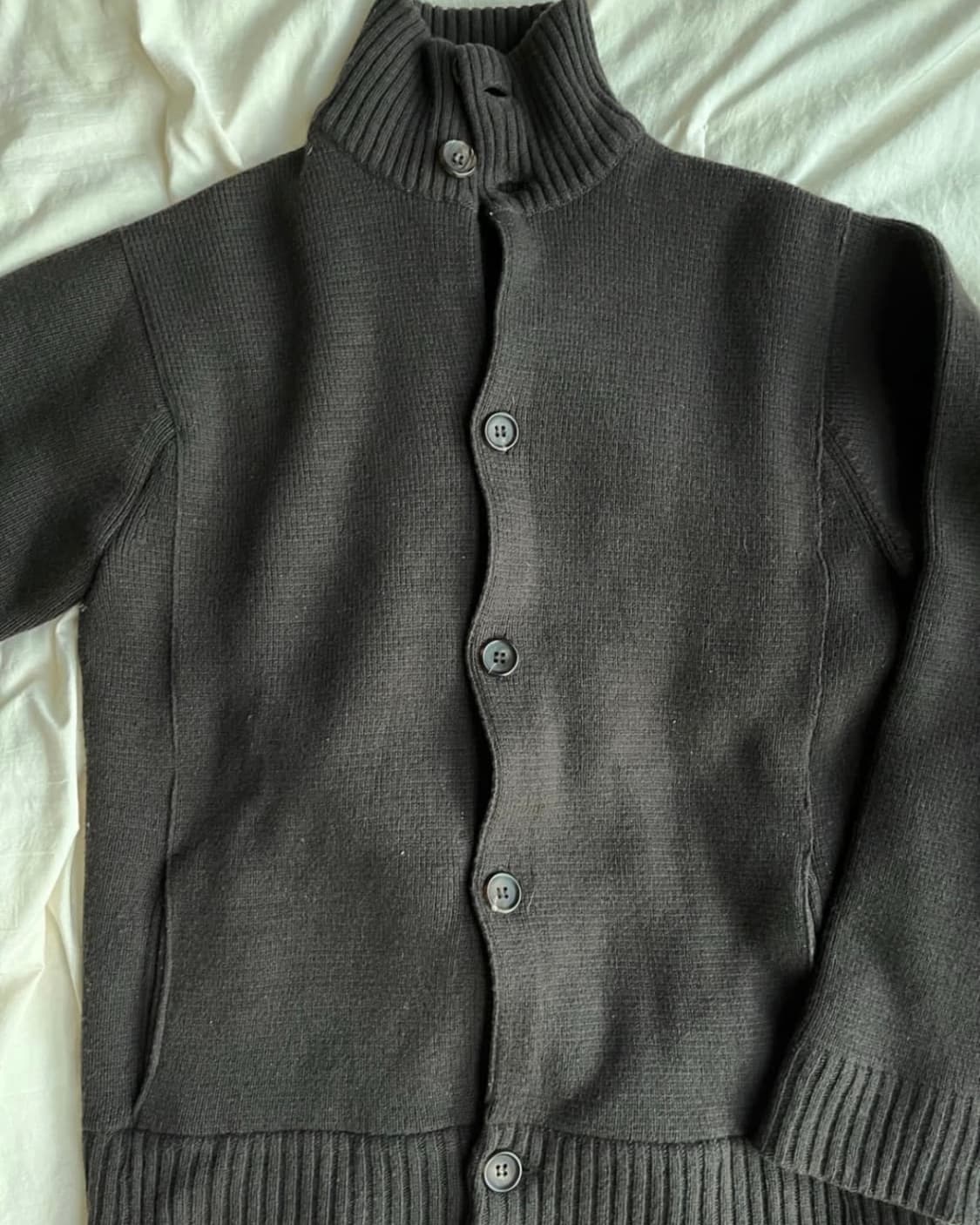 요지 야마모토 울 니트 가디건 상품이미지2