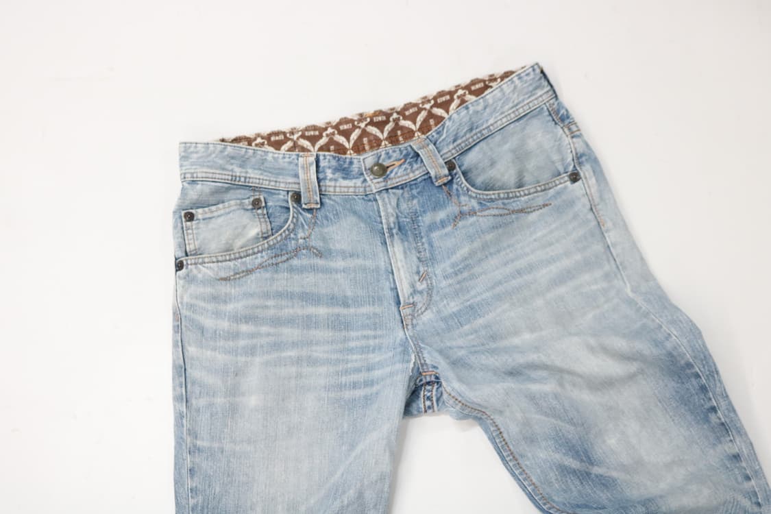 EDWIN 에드윈 빈티지 웨스턴 레더 플랩 포켓 부츠컷 데님 팬츠 상품이미지7