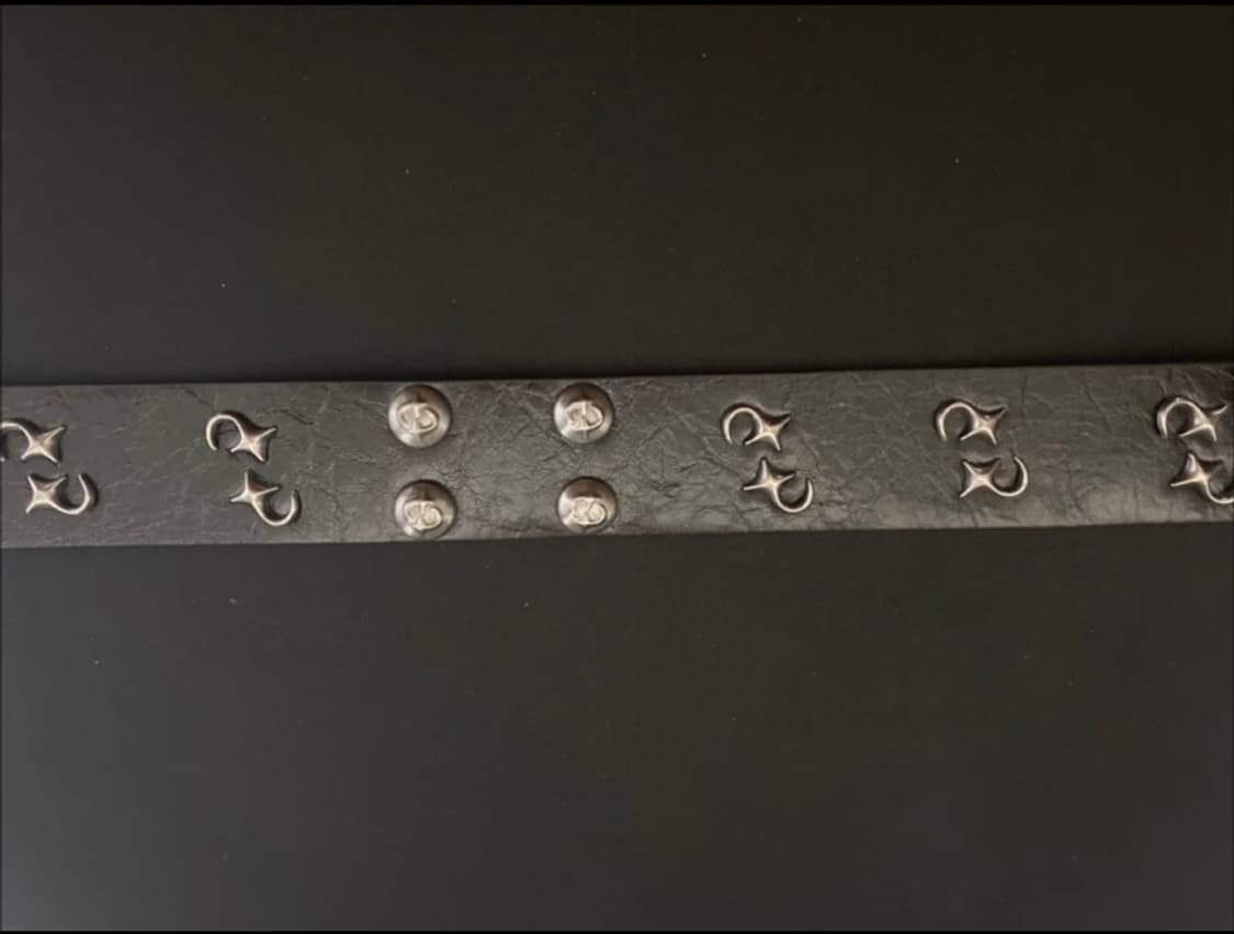 메탈 스타 스터드 벨트 상품이미지3