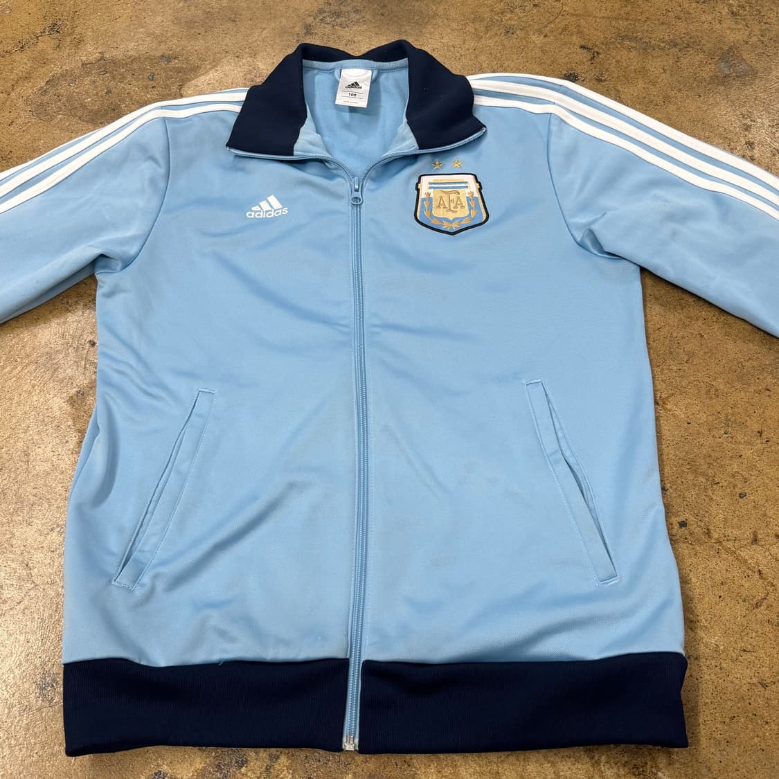 아디다스 아르헨티나 하늘 메시 져지 트랙탑  100 상품이미지3