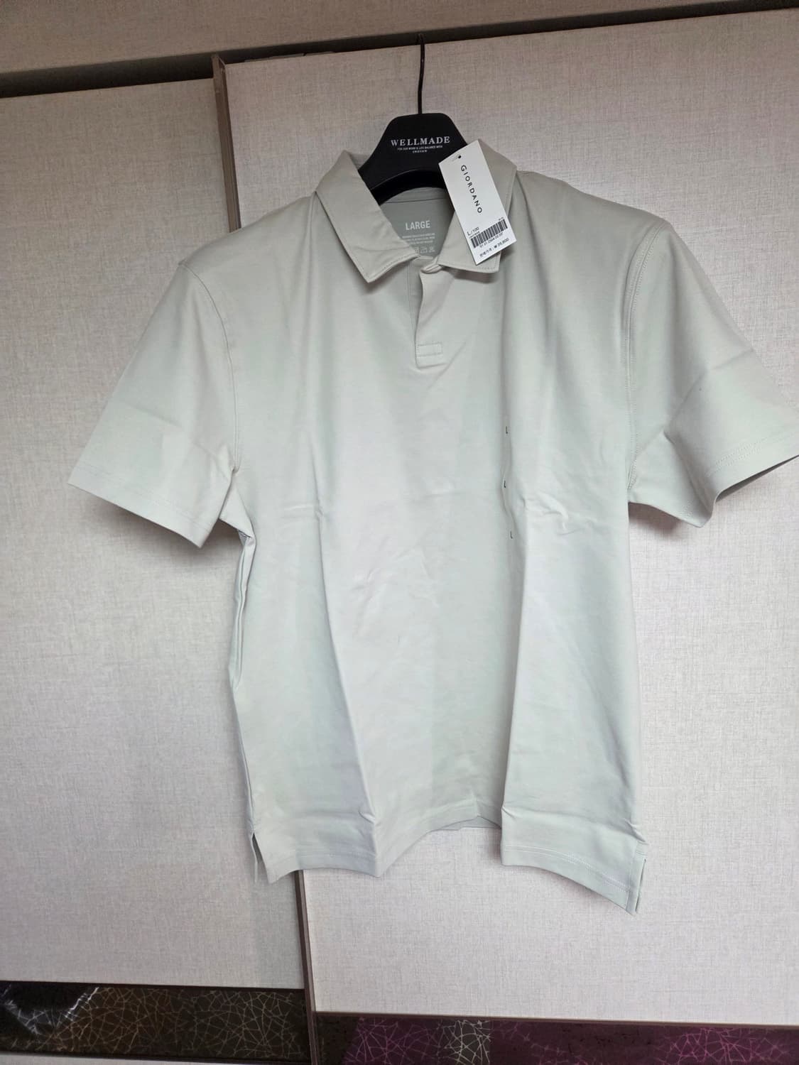 지오다노 폴로 반팔 티셔츠 L사이즈 새상품 상품이미지4