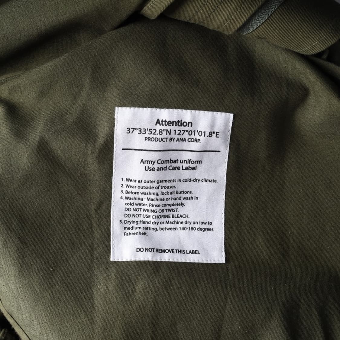 ANA CORP 아나코프 M-65 피쉬테일 파카 상품이미지5