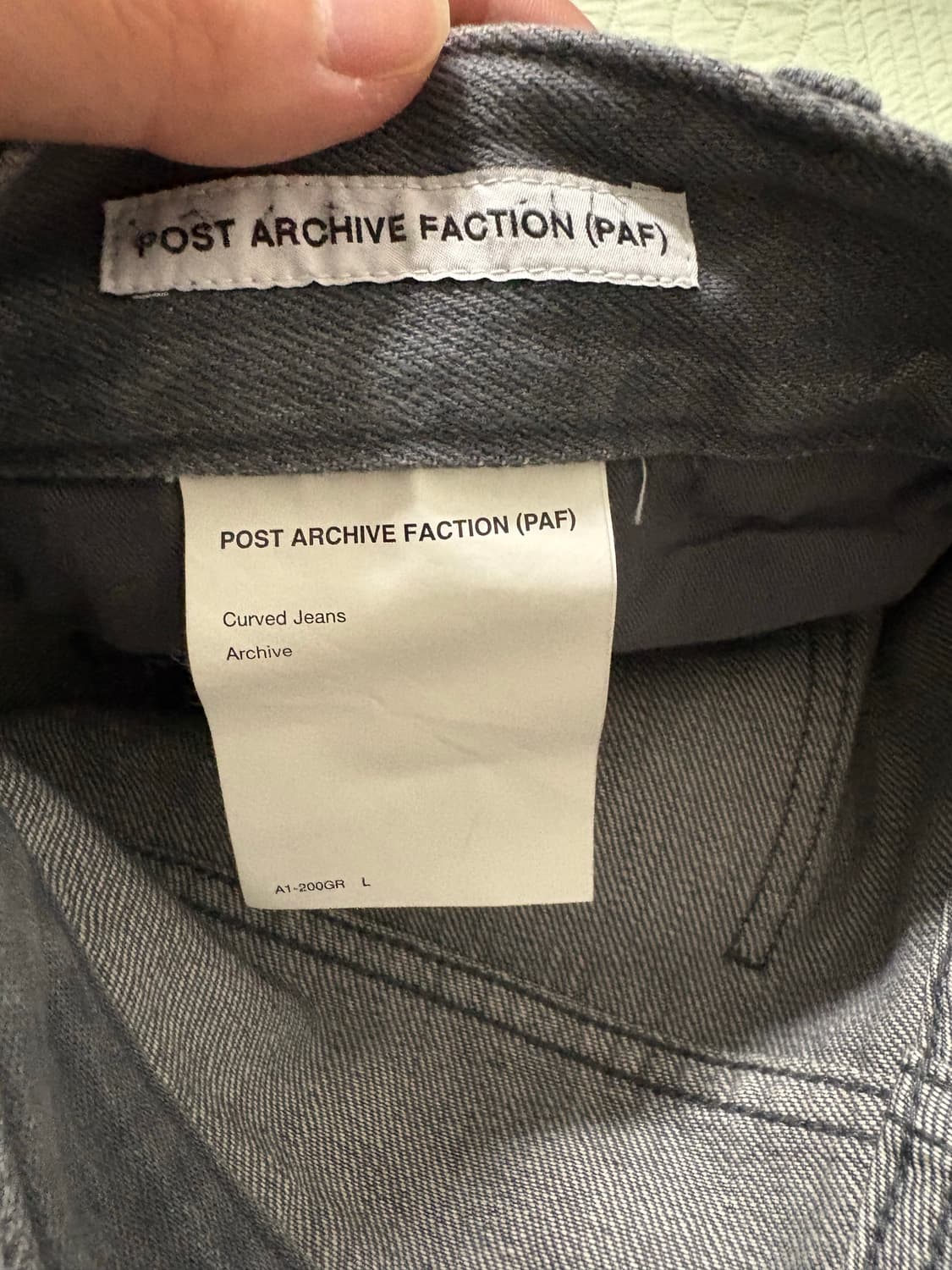 (L) 8.0+ 포스트 아카이브 팩션 커브드 진 상품이미지4