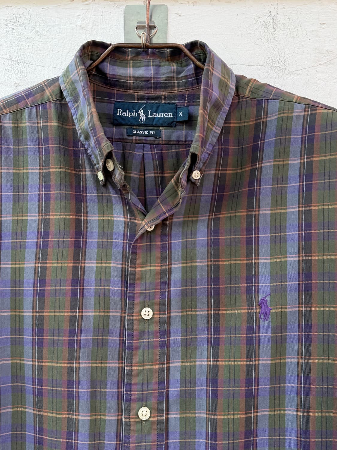 Ralph Lauren 랄프로렌 클래식 핏 체크셔츠 M 상품이미지2