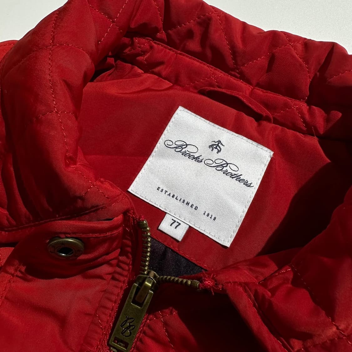 브룩스 브라더스 구스다운 크레스트 로고 퀼팅 베스트 상품이미지6