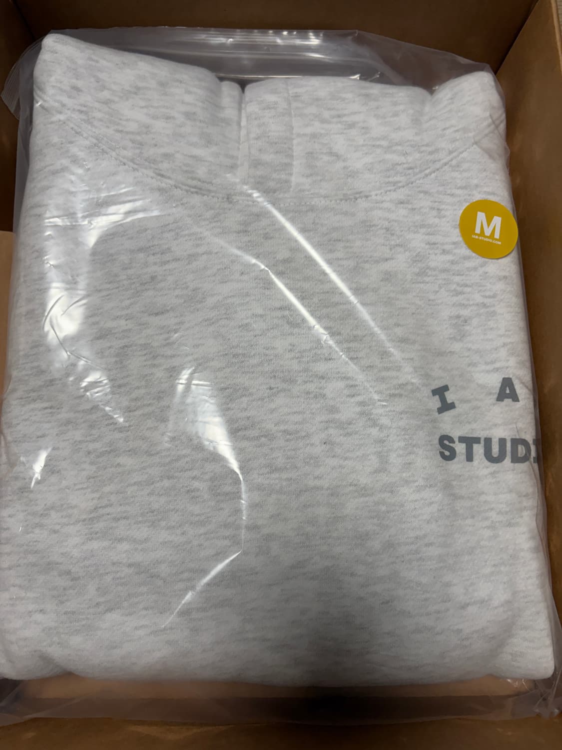 iab studio 후드 라이트그레이 M 새상품 상품이미지1