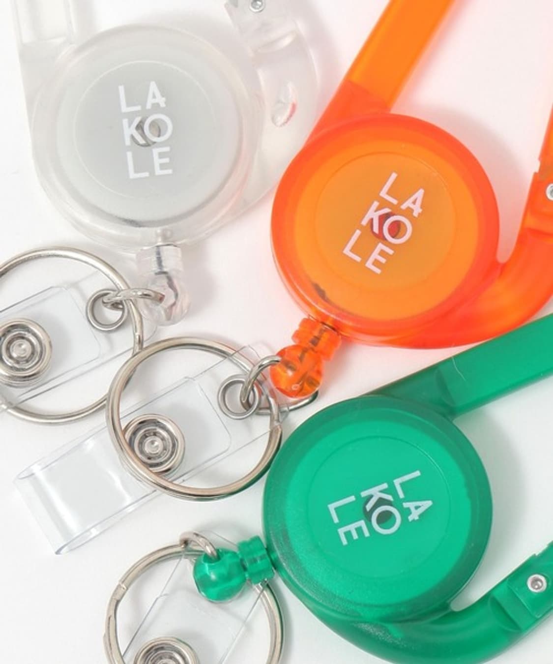 [LAKORE] 와이어 카라비너 키링 그린색 상품이미지2