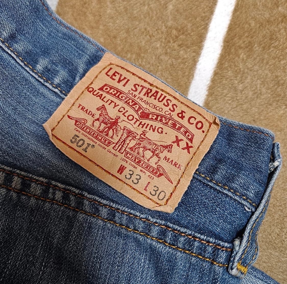 리바이스(Levis) 00's No.501 데님 청바지 33size 상품이미지3